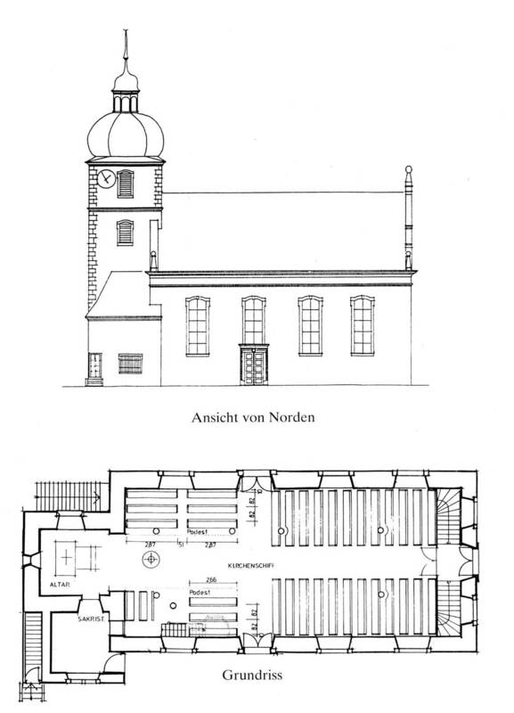 Evangelische Bartholomäuskirche - Grundriss